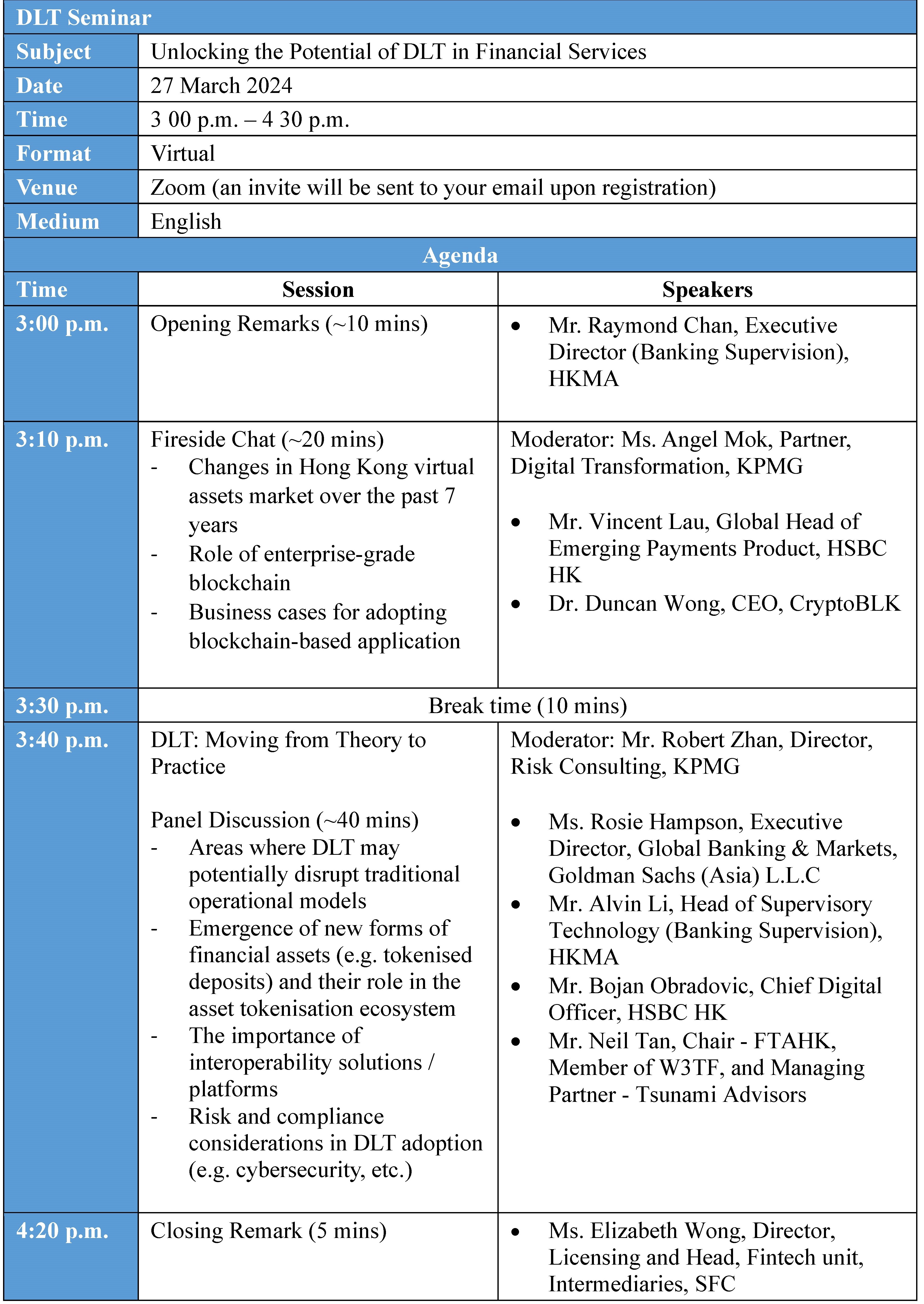 Agenda